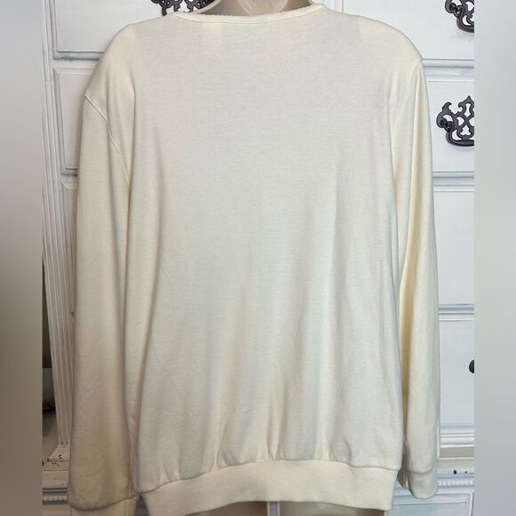 Vintage Alfred Dunner Floral Embellished Sweatshirt - Picture 4 of 15